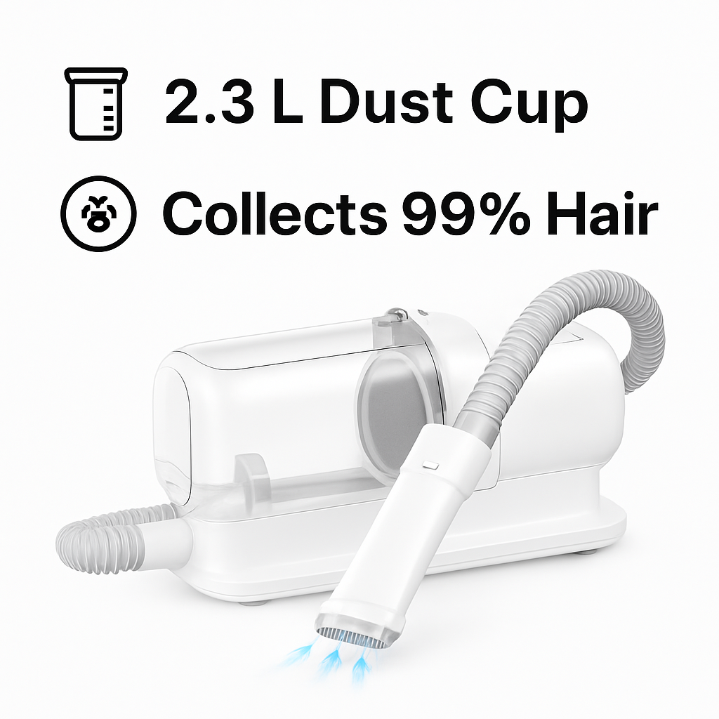 Pawlution™ 5-in-1 Dog Grooming Vacuum & Pet Deshedding Kit