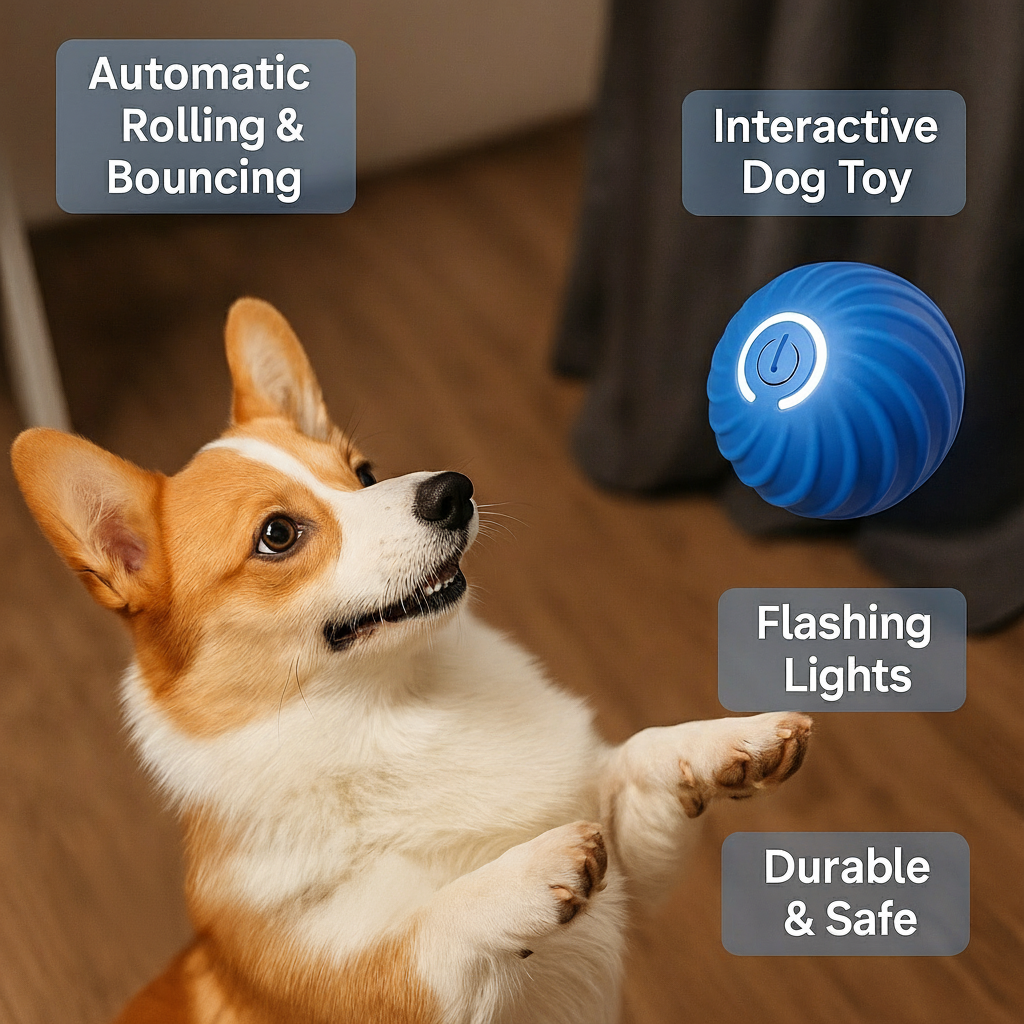 Pawlution™ Automatic Smart Bouncing Dog Ball