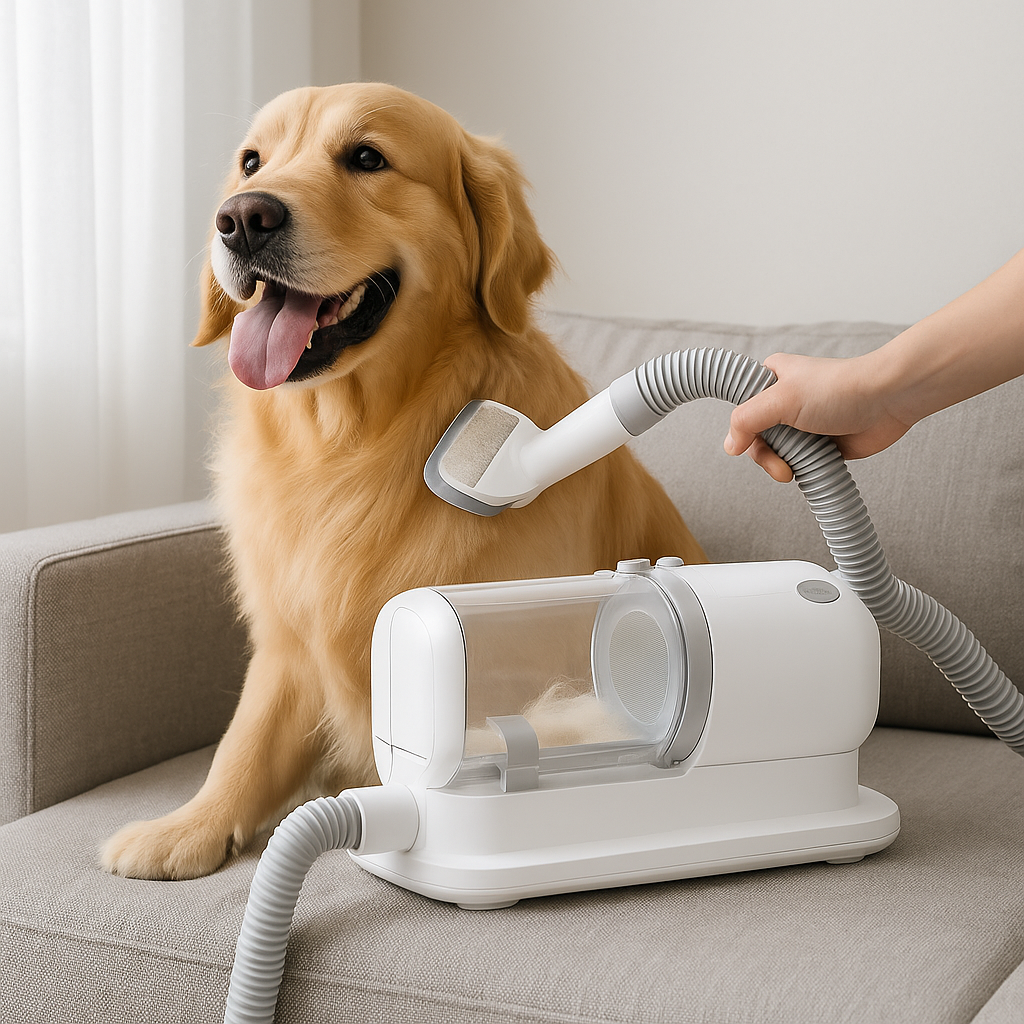 Pawlution™ 5-in-1 Dog Grooming Vacuum & Pet Deshedding Kit