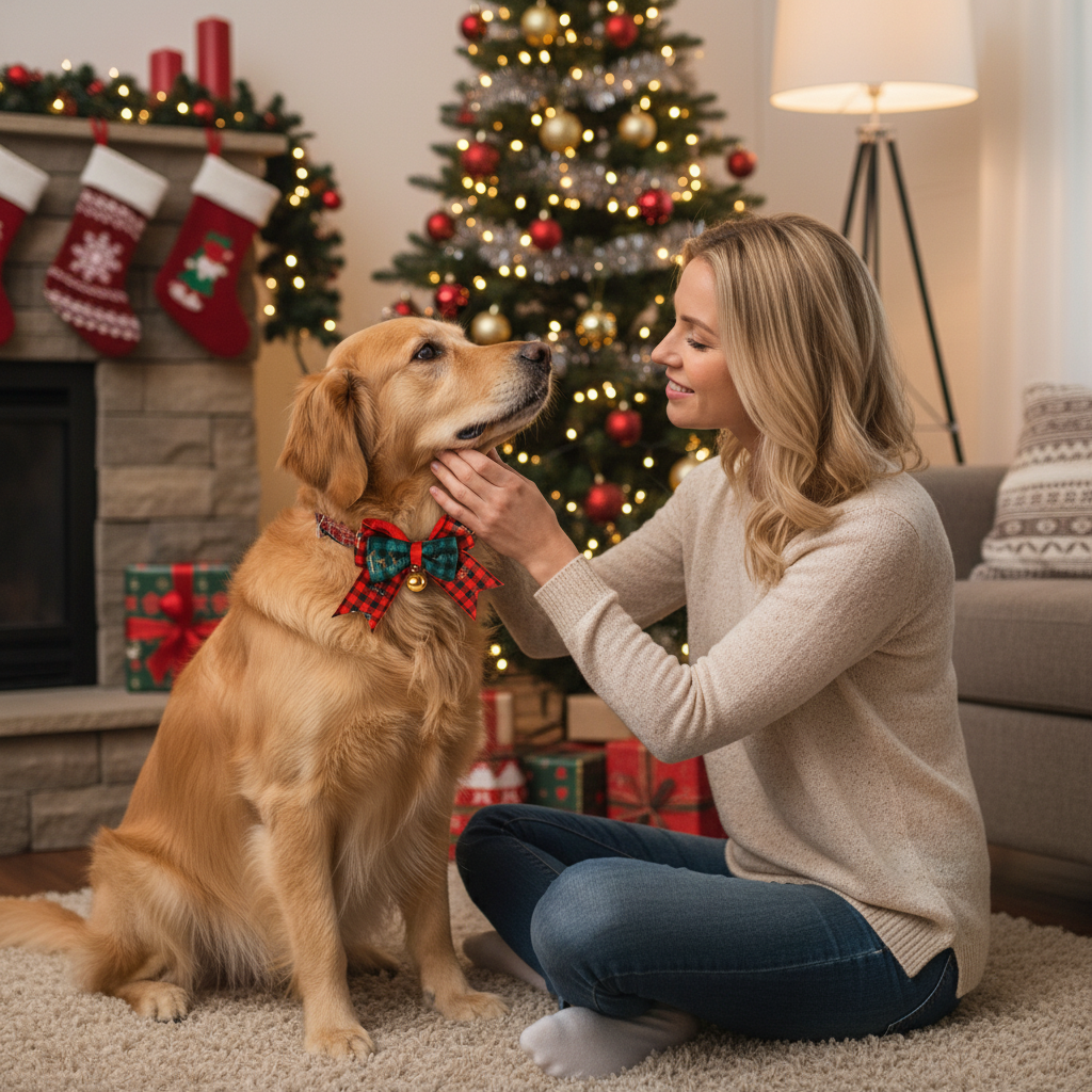 Pawlution™ Holiday Bow-Tie Collar